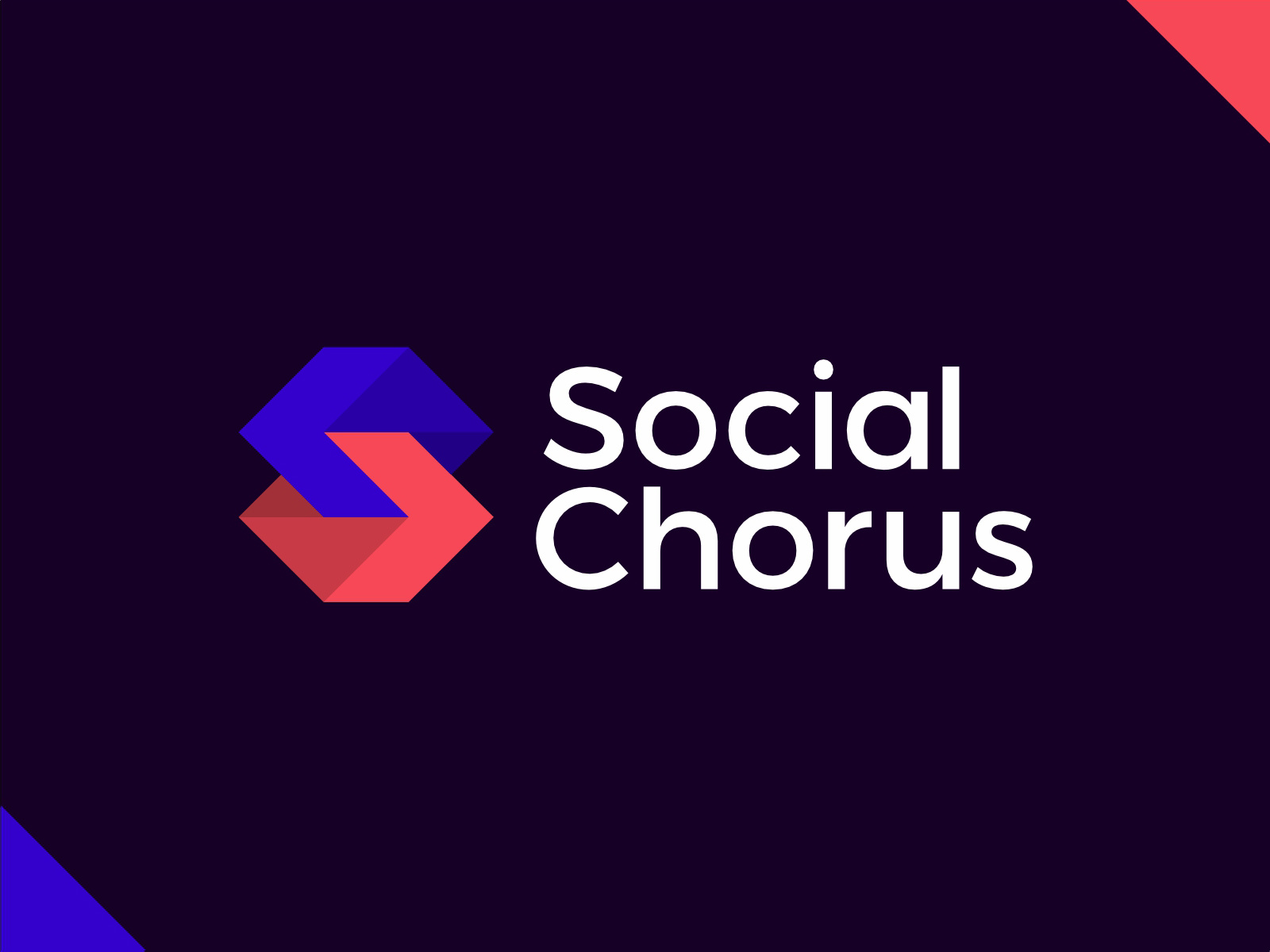 Social Chorus, workforce communications tools, saas logo design by Alex