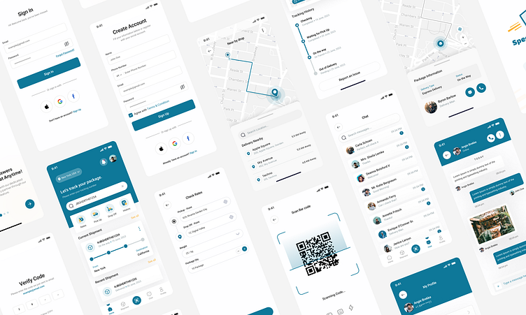 Parcel Delivery Mobile App by Insightlancer on Dribbble
