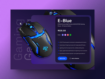 Gaming mouse page redesign branding graphic design illustration productdesign ui ux