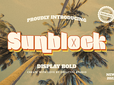 Sunblock Display Bold advertisement