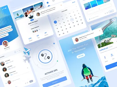 Travel app ✈ adventure app booking clean design explore minimal modern recreation tourism travel travel tour traveller trip ui uiux ux vacation