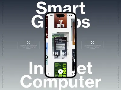 Browser animation design fashion interface ios news slide web