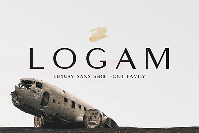 Logam - Luxury Sans Serif brush creative design elegant font illustration lettering logo sans serif type design typeface typography