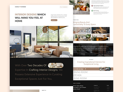Havenly Interiors - Interior Design Agency Landing Page agency landing page animation architect website awwwards builder website contsact us design agency design agency website furniture furniture shop furniture website interior design agency website interior design website interior website landing page our services page portfolio portfolio template portfolio website website