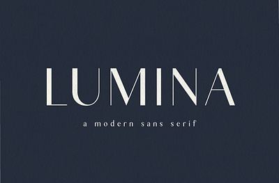 Lumina | Modern Sans Serif app branding design graphic design illustration logo typography ui ux vector