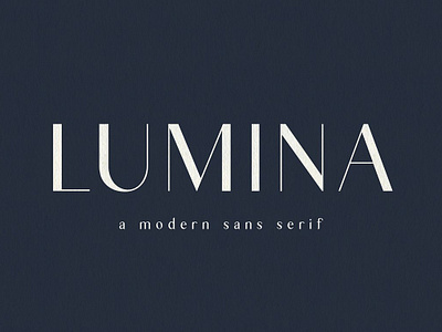 Lumina | Modern Sans Serif app branding design graphic design illustration logo typography ui ux vector