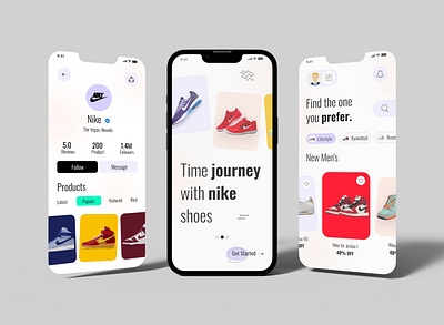 Mobile App design for shoes store creative design mobile app design mobile app mockup mobileapp shoes app shoes design shoes store ui ux design