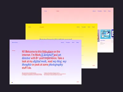 Experimental Portfolio Design anti design antidesign design designer experimental graphic design minimal nondesign portfolio typography ui ux webdesign