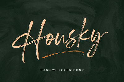 Housky - Handwritten Font app branding design graphic design illustration logo typography ui ux vector