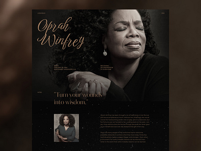 Oprah Winfrey Biography Longread biography digital editorial editorial gorgeous lognread love oprah oprah winfrey prosperity web website wisdom