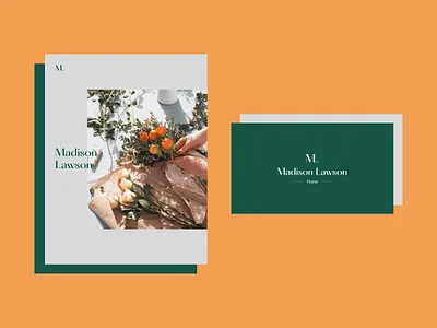 ML card and poster branding design graphic design illustration logo typography vector