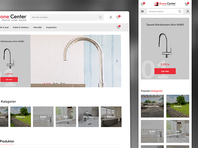 StoneCenter produces as well as tiles and clinker 🏠 desigb design ecommerce graphic design ui uiux ux web webdesign website