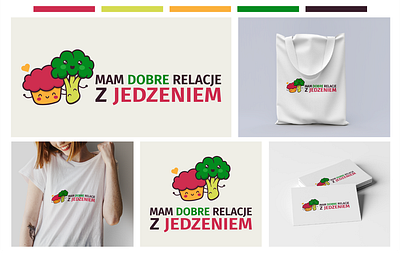 2# Brandboard for Mam dobre relacje z jedzeniem brandboard branding design graphic design illustration logo vector