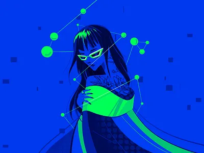 Illustration for the AI Project ai art clean colors illustration illustrator visual