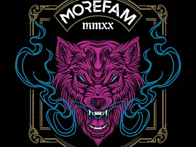 WOLF ILLUSTRATION branding design graphic design illustration logo tattoo tattoo art ui vector