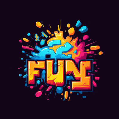 Logo Icon Fun app branding design graphic design illustration logo typography ui ux vector