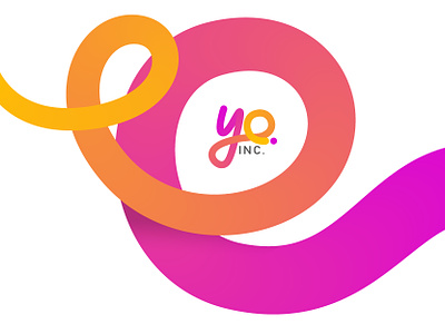 yo.inc branding colorlogo design graphic design logo minimal modern modernlogo poplogo punk sign spirallogo stylish yologo