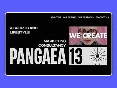 Landing Marketing Agency / PANGAEA13 design digitalagency illustration research ui ux