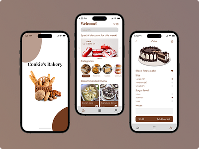 Cookie's Bakery Mobile App