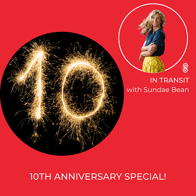 IN TRANSIT with Sundae Bean 10th Anniversary 1080x1080 Post design graphic design