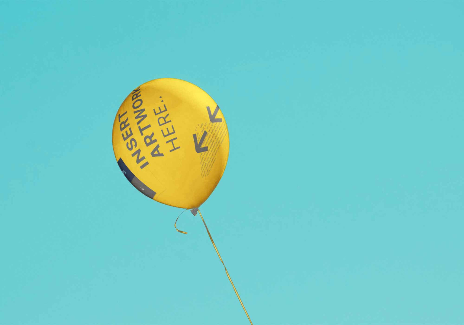 Free Balloon Mockup (PSD) by Unblast on Dribbble