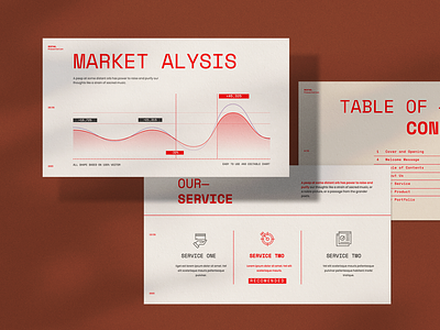 Redtag Presentation bakooh chart freebie graphic design layout page presentation slide ui web