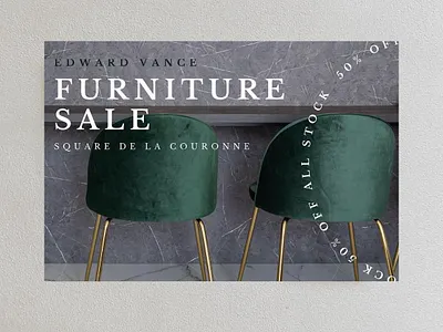 Furniture sale ad
