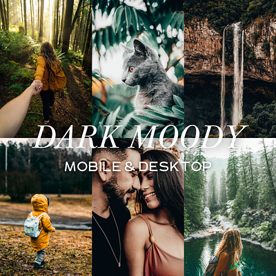 Dark Moody Lightroom Presets