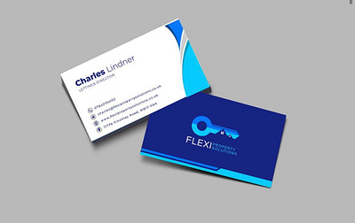 Business card and paper pad graphic designer