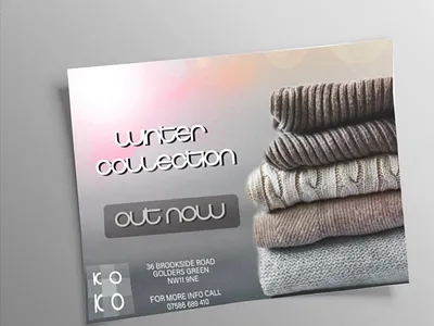 Collection ad graphic design