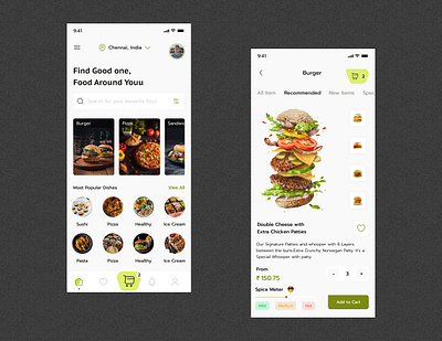 Food App Add on Patty 3d animation app branding design figma graphic design icon logo mobileapp motion graphics ui