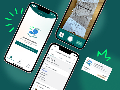 Revamp of our employee expense experience on mobile design import mobile photo ui upload