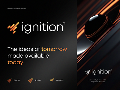 Ignition Logo Design Concept ai blockchain branding crypto decentralized defi fintech gradient icon identity lepisov logo neuronet protocol rocket saas logo swap tech token venture