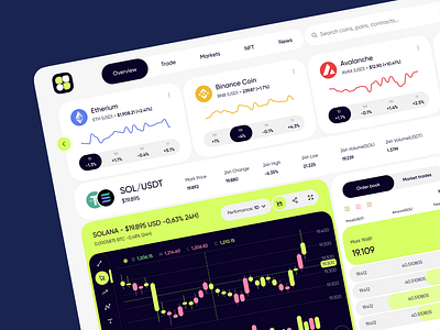 STAX - cryptocurrency platform app crypto dashboard tokens ui ux