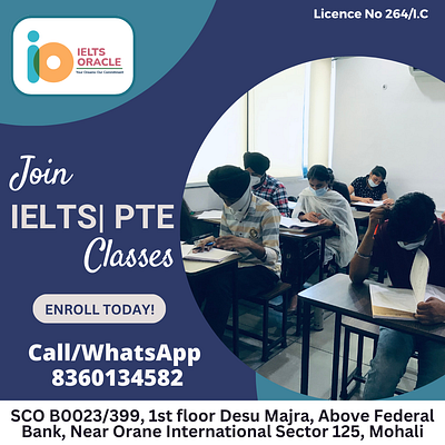 IELTS\PTE Classes best ielts institute in kharar best ielts institute in mohali ielts classes ielts result new branch of ielts oracle