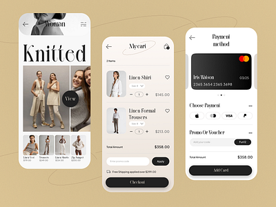E-commerce - Mobile app app app design e commerce ecommerce fashion mobile app mobile app design mobile design mobile ui online shop shop