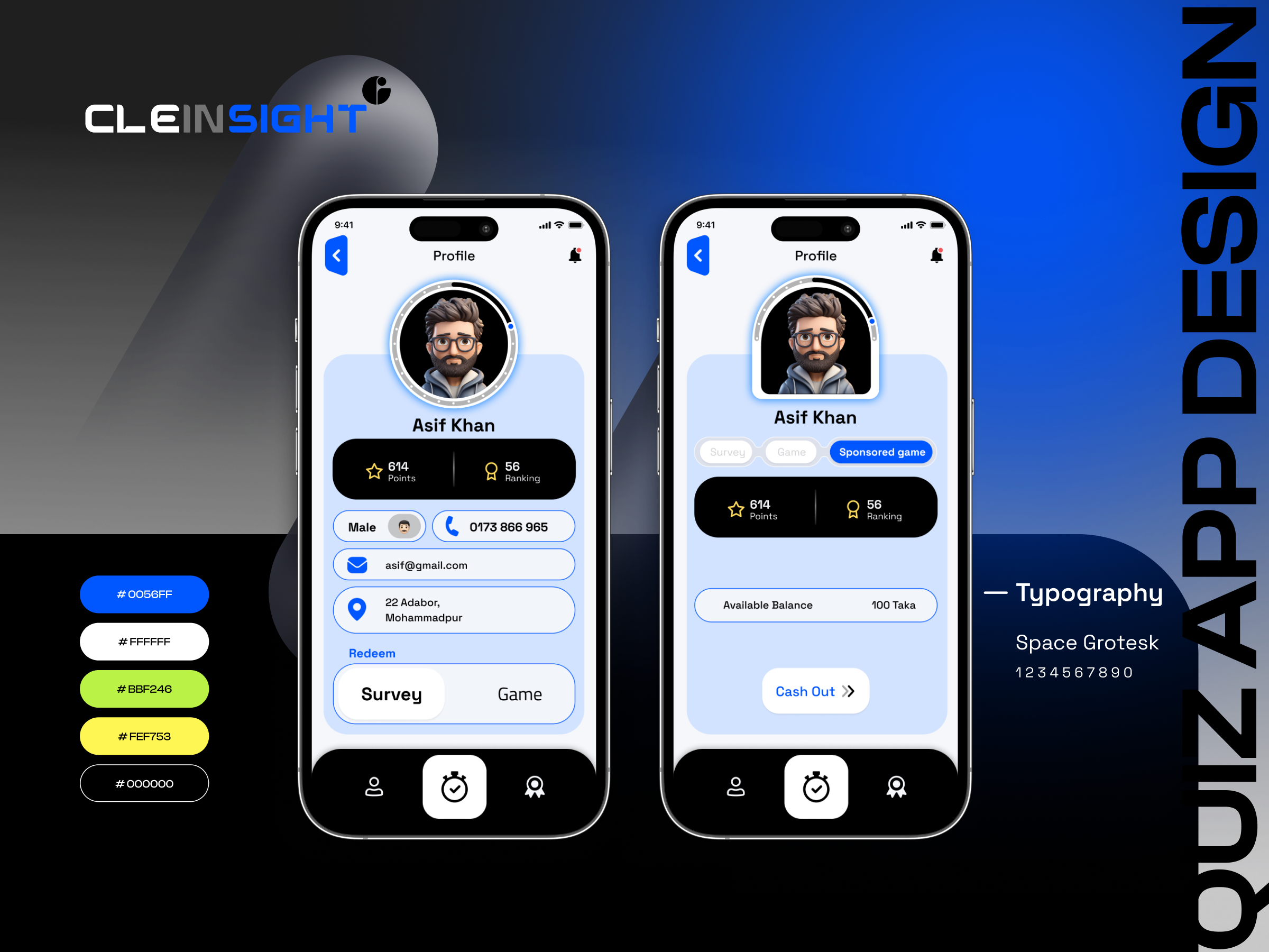 Cleinsight_App UI/UX_1 app appdesign application appui design responsive ui ux