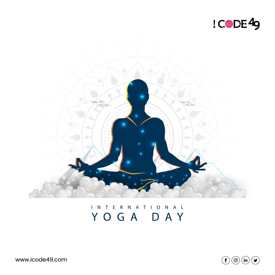 International Yoga Day graphic design