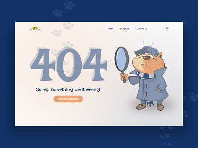 404 - something went wrong design ui ux