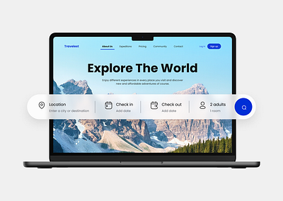 Travelest - Landing Page design designinspiration inspiration landingpage landingpagedesign landingpageinspiration travel travelconcept travellandingpage travelwebsite uidesign uiinspiration uiux userexperience userinterface uxdesign uxinspiration website websitedesign websiteinspiration