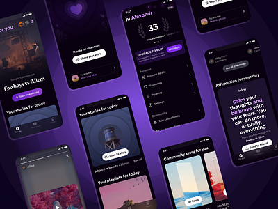 Loona app app branding design illustration motion graphics ui