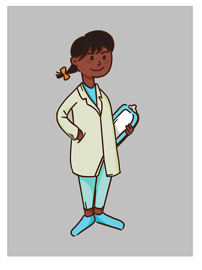 Doctor character design doctor graphic design illustration person picture ui woman