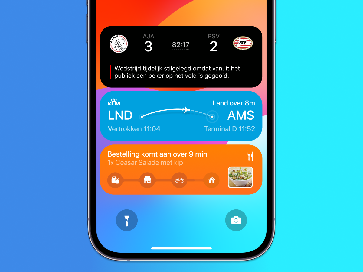 iOS Live Activity Explorations V1: Amsterdam activities apple interface live activity ui widgets