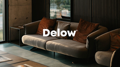 Delow: Feel like Home adobe brand brand identity branding creative design furniture graphic design home identity illustration logo logo design logo designer marca minimal simple ui vector visuals