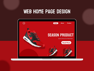 Ecommerce Web Home Page Design app design graphic design ui