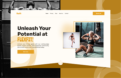 Gym website ui exploration fitnessdesign gymwebsitedesign ui uidesign uiux webdesign webdesigner