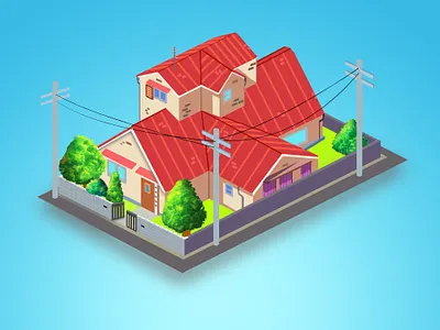 House of Nostalgia! 3d art design digitalart graphic design illustration vector