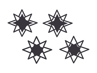 Star Logos brand identity branding design graphic design illustration logo logo design vector