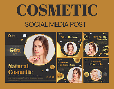 Cosmetic Social Media Post #postdesign adobe illustrator adobe photoshop banner branding graphic design social media social media post