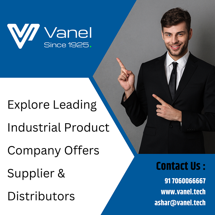 Your Trusted Industrial Products Supplier and Manufacturer by Vanel Tech Limited on Dribbble
